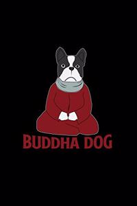 Buddha Dog: 6x9 Buddha - lined - ruled paper - notebook - notes