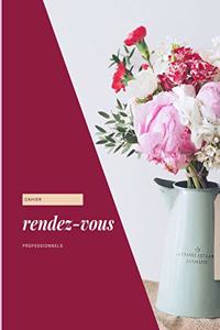 Cahier rendez vous professionnels