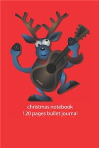 christmas notebook 120 pages bullet journal