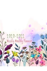 2020-2022 Weekly Monthly Planner