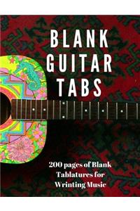 Blank Guitar Tabs