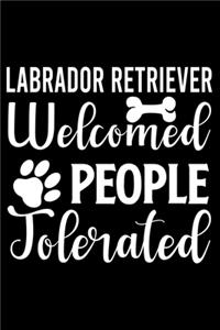 Labrador Retriever Welcome People Tolerated