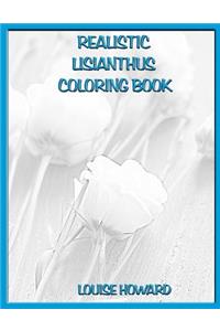Realistic Lisianthus Coloring Book