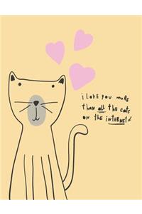 I love you more than all