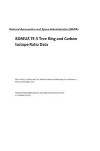 Boreas Te-5 Tree Ring and Carbon Isotope Ratio Data