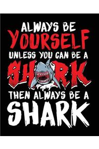 Always Be Yourself Unless You Can Be A Shark Then Always Be A Shark