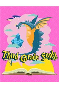 Third Grade Fun Dragon Notebook
