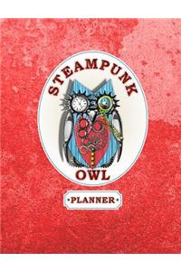 Steampunk Owl Planner