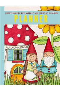 Happy Gnomes 2019 Weekly and Monthly Planner