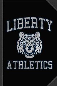 Vintage Liberty High Athletics Journal Notebook
