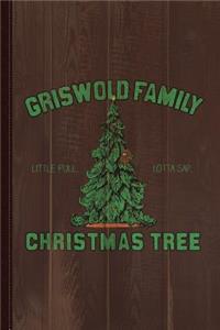 Griswold Family Christmas Tree Vintage Journal Notebook