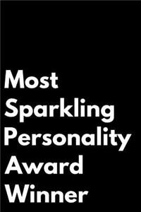 Most Sparkling Personality Award Winner