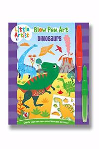 LITTLE ARTIST BLOW PEN ART DINOSAURS