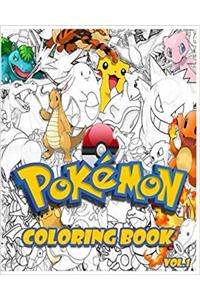 Pokemon Coloring Books: Coloring Book