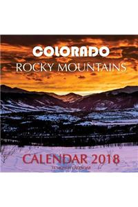 Colorado Rocky Mountains Calendar 2018