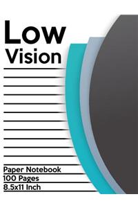 Low Vision Paper Notebook
