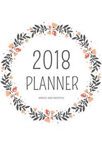 2018 Planner Weekly and Monthly