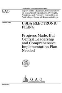 USDA Electronic Filing