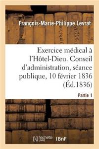 Compte Rendu Analytique Des Observations Recueillies Pendant Son Exercice Médical À l'Hôtel-Dieu.