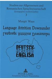 Language Attrition Downunder