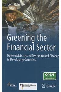 Greening the Financial Sector