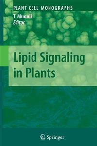 Lipid Signaling in Plants