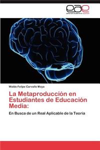 Metaproduccion En Estudiantes de Educacion Media