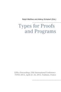 Types for Proofs and Programs