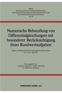 Numerische Behandlung Von Differentialgleichungen Mit Besonderer Berücksichtigung Freier Randwertaufgaben