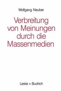 Verbreitung von Meinungen durch die Massenmedien