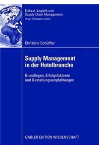 Supply Management in der Hotelbranche