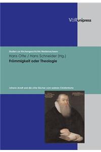 Frommigkeit Oder Theologie