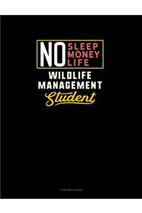 No Sleep. No Money. No Life. Wildlife Management Student