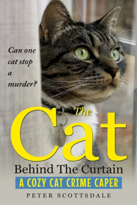 Cat Behind The Curtain