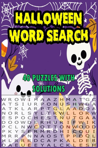 Halloween word search 40 puzzles with solutions