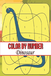 Color by Number Dinosaur