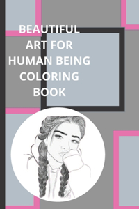 Coloring book human being