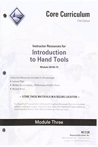 00103-15 Introduction to Hand Tools Instructor Guide