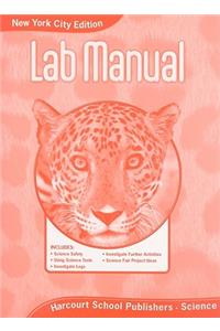 Harcourt Science: NYC Lab Manual Student Edition Science 08 Grade 5