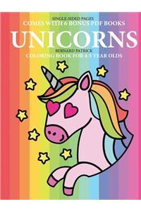 Coloring Book for 4-5 Year Olds (Unicorns)