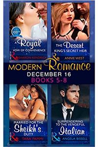 Modern Romance December 2016 Books 5-8