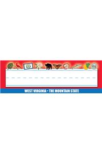 West Virginia Nameplates - Pack of 36