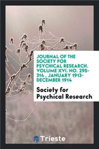 Journal of the Society for Psychical Research