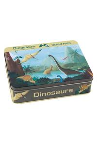 Dinosaurs 100 Piece Puzzle Tin