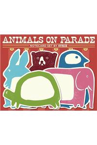 Animals on Parade Notecard Set by Sukie