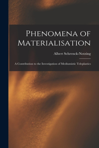 Phenomena of Materialisation