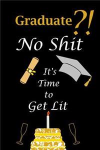 Graduation Blank Lined Journal