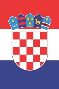 Croatia Flag Notebook - Croatian Flag Book - Croatia Travel Journal