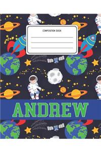 Composition Book Andrew