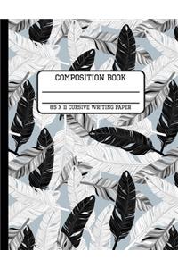 Composition Book Cursive Writing Paper